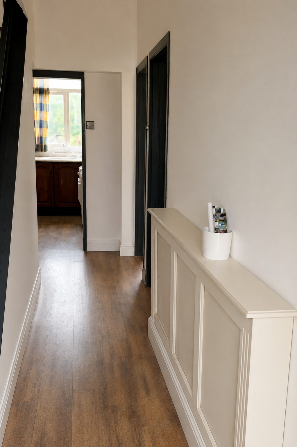 Hallway after professional painting and decorating